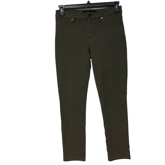 CALVIN KLEIN JEANS  KNIT STRETCH SLIM FIT PANTS SIZE 8 - Picture 1 of 6